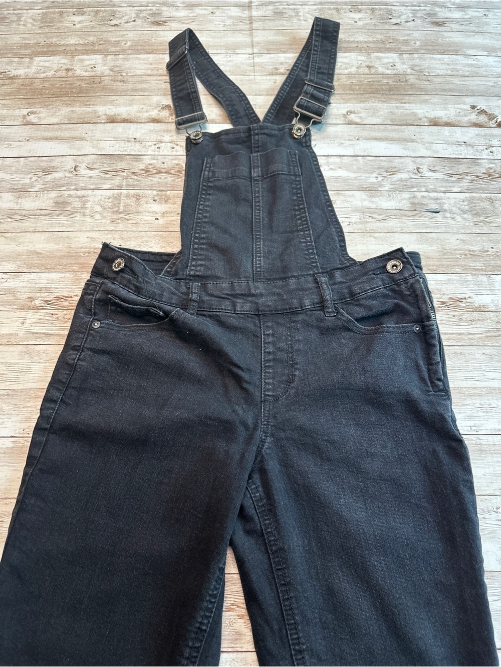 Dollhouse Black Denim Women's Overalls